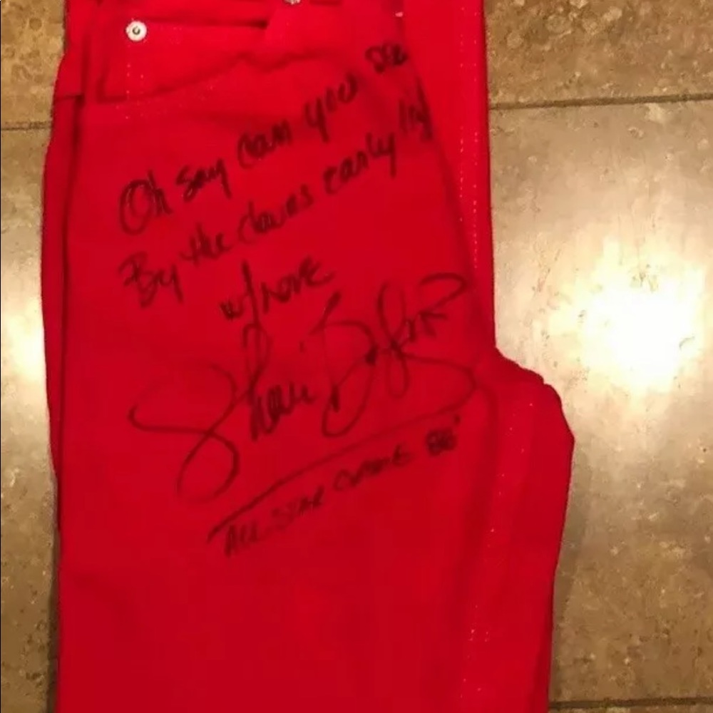 Shari Belefonte Signed PSA/DNA 1986 MLB  Pants